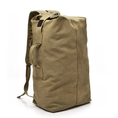 Men Canvas Travel Backpack Large Capacity Mountaineering Shoulder Bag TAVEN System LLC