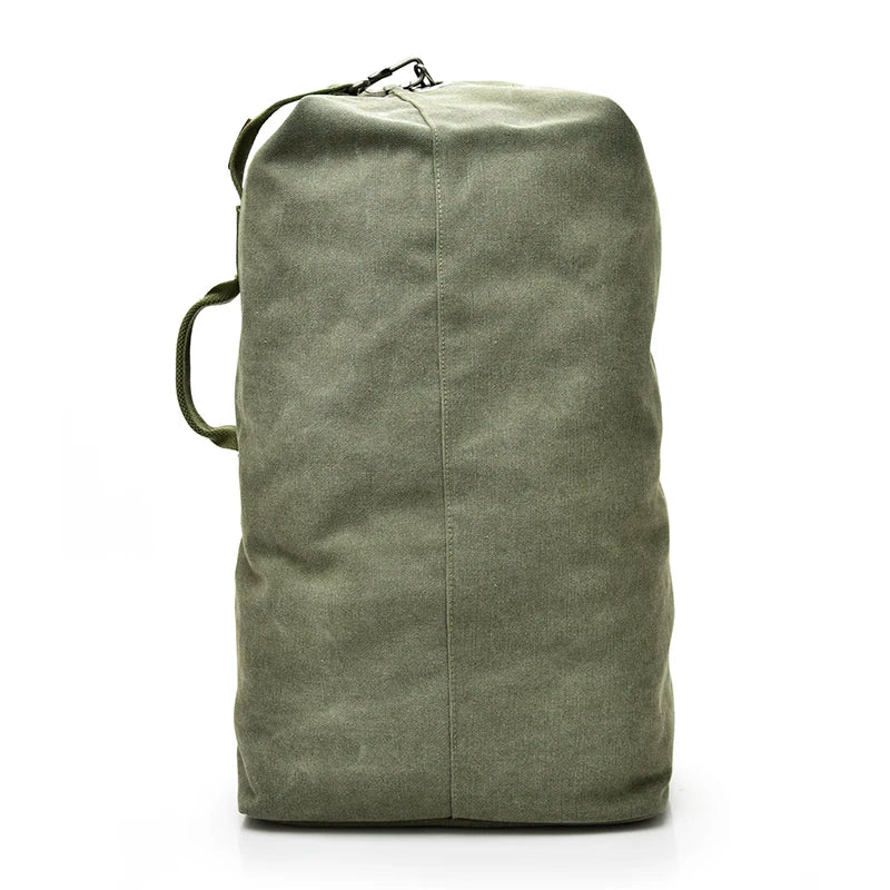 Men Canvas Travel Backpack Large Capacity Mountaineering Shoulder Bag TAVEN System LLC
