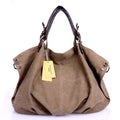 Women Canvas Crossbody Tote Bag Fashion Shoulder Handbag TAVEN System LLC