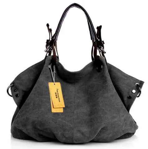Women Canvas Crossbody Tote Bag Fashion Shoulder Handbag TAVEN System LLC