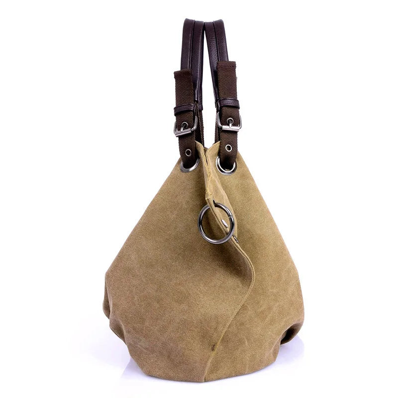 Women Canvas Crossbody Tote Bag Fashion Shoulder Handbag TAVEN System LLC