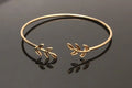 Foreign Fashion Burst Fashion Personality Leaf Bracelet Open Leaf Bracelets For Women Cuff Bracelets Armbanden Voor Vrouwen TAVEN System LLC
