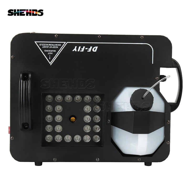SHEHDS LED 24x9W RGB Somke Machine 1500W Smoke Machine Special effects equipment for KTV Party Wedding Concert TAVEN System LLC