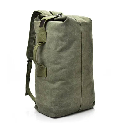 Men Canvas Travel Backpack Large Capacity Mountaineering Shoulder Bag TAVEN System LLC