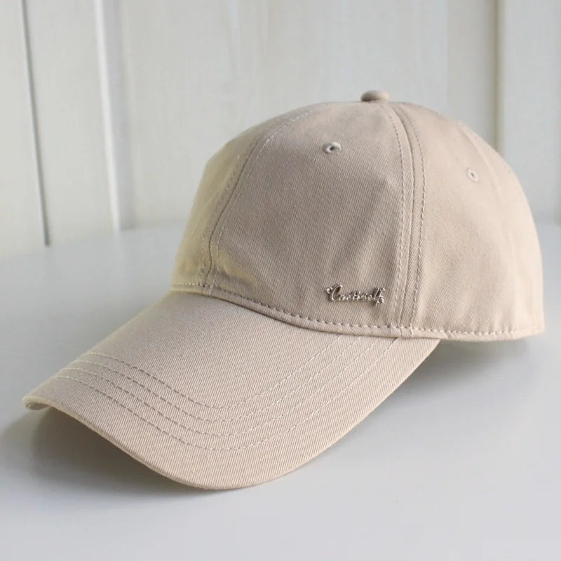Men Cotton Baseball Cap Wide Brim Sun Hat Outdoor Fishing Cap TAVEN System LLC
