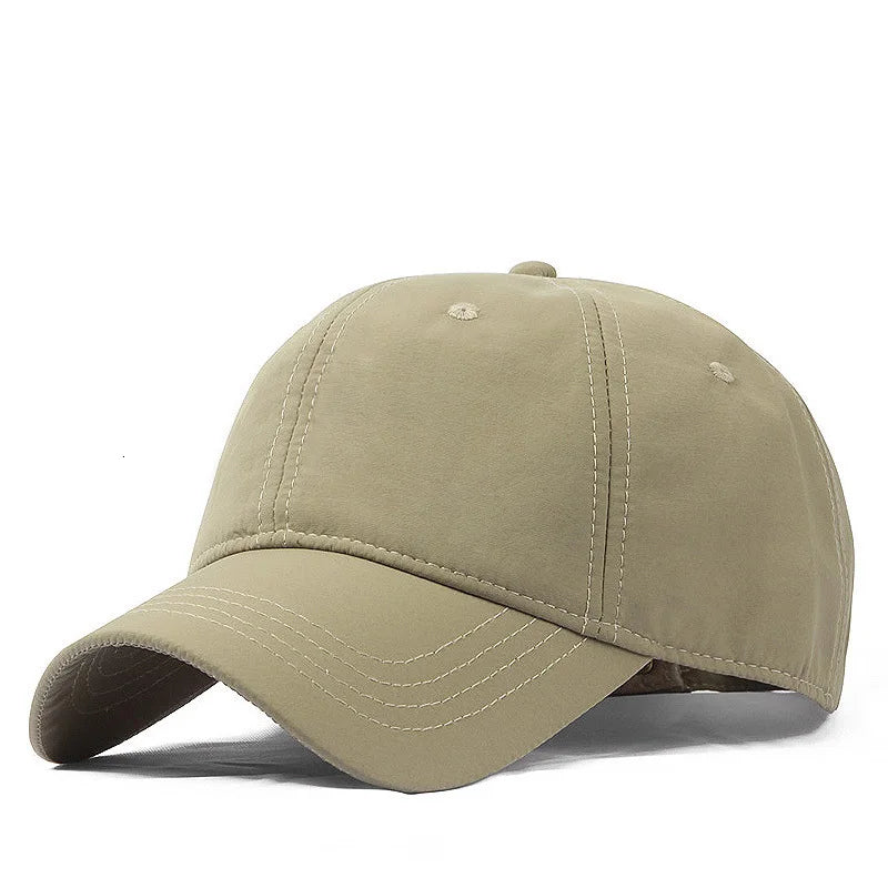Plus Size Cotton Baseball Cap Big Head Adjustable Sun Hat TAVEN System LLC