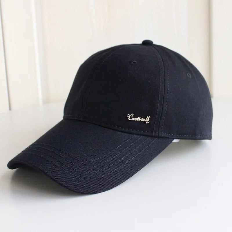 Men Cotton Baseball Cap Wide Brim Sun Hat Outdoor Fishing Cap TAVEN System LLC
