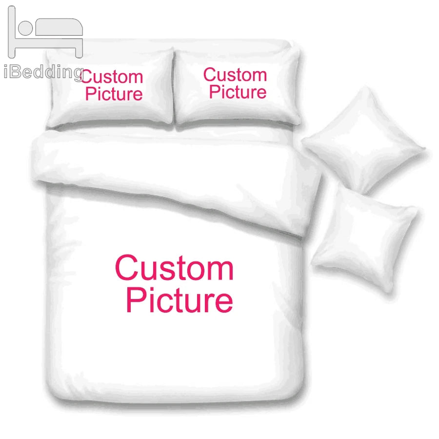 New Custom Bedding Set Customized 3D Printed Duvet Cover Sets with Pillowcase Twin Full Queen King Size POD Dropshipping TAVEN System LLC