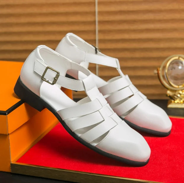 2025 Trending Products Original Quality Flat Formals Shoes Men's Luxury Sandals Oxfords Customize Genuine Leather Shoes TAVEN System LLC