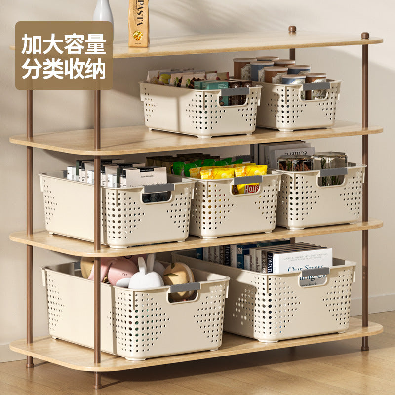 Storage Box Dormitory Kitchen Household Desktop Storage Sundries Storage Basket Snack Toy Storage Storage Arrangement Box TAVEN System LLC