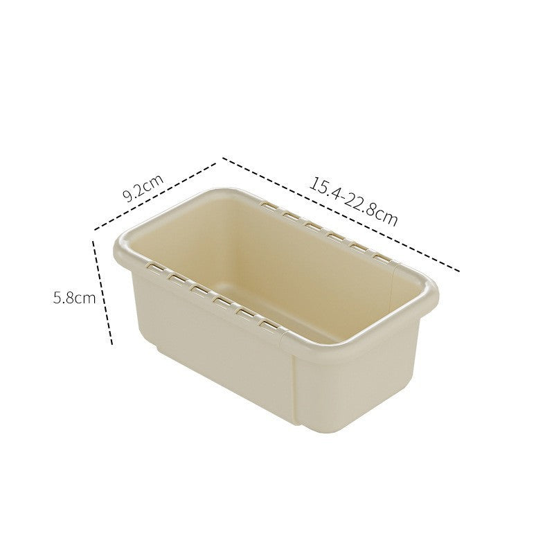 Japanese-style drawer storage box retractable tableware compartment storage box multi-functional tableware underwear socks sorting TAVEN System LLC