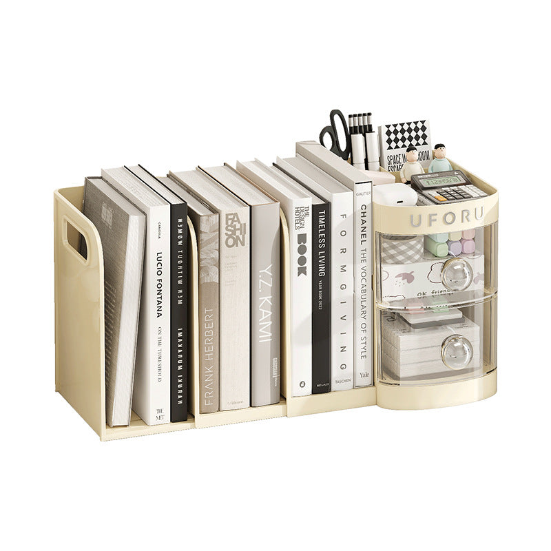 Book Rack Desktop Retractable Storage Rack Student Desk Book Office Desk Document Arrangement Drawer Type Storage Box TAVEN System LLC