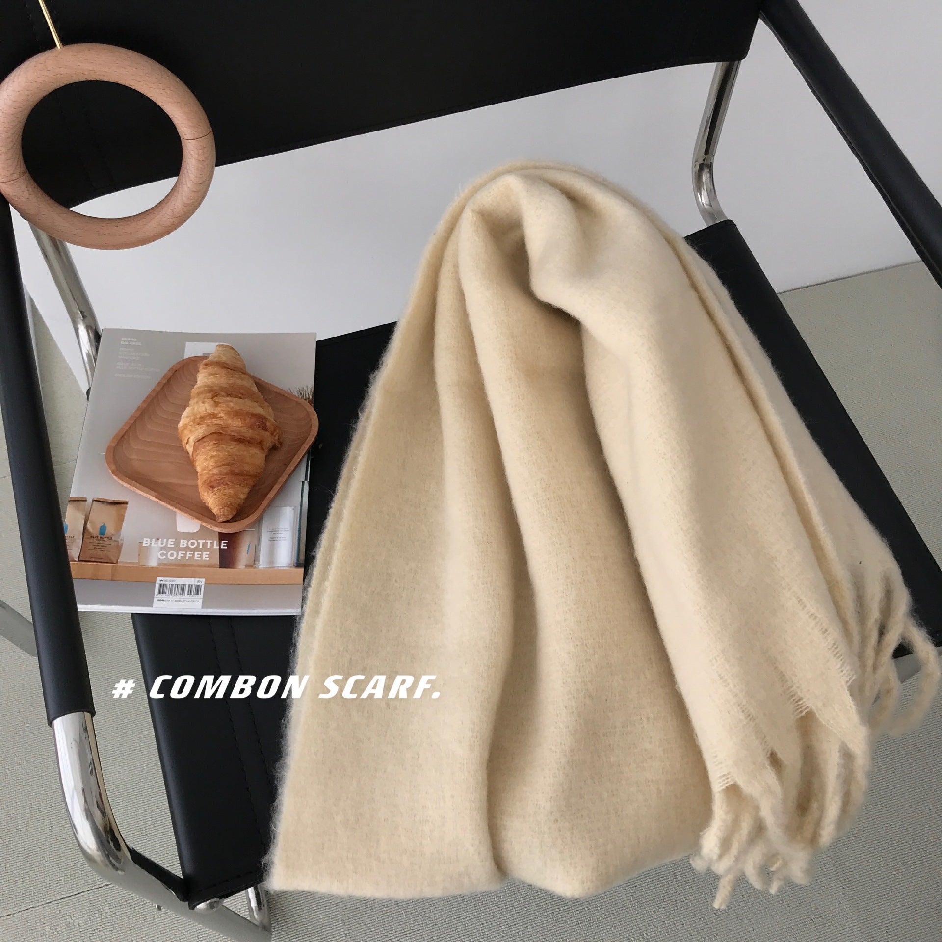 Solid Color Thickened and Extended Scarf for Women, 2026 Autumn and Winter New Korean Style, Versatile Winter Shawl for Students, Pink TAVEN System LLC