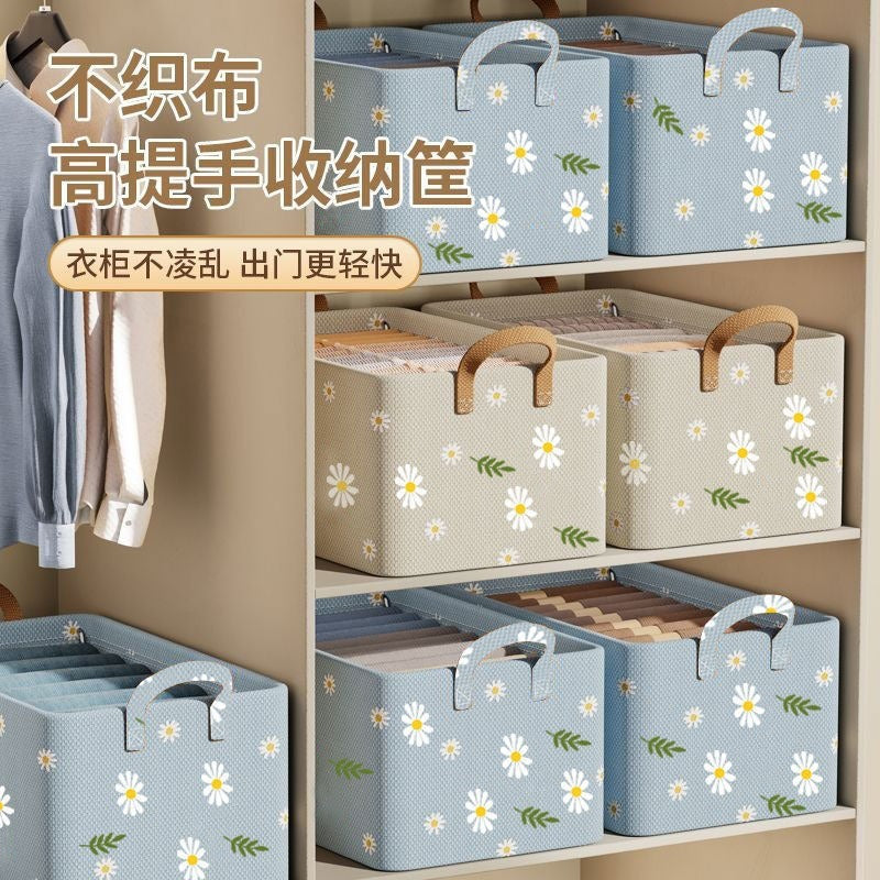 New Dustproof Storage Box Wardrobe Drawer Non-woven Fabric Large Capacity Storage Box Fabric Hand Foldable Storage Box TAVEN System LLC