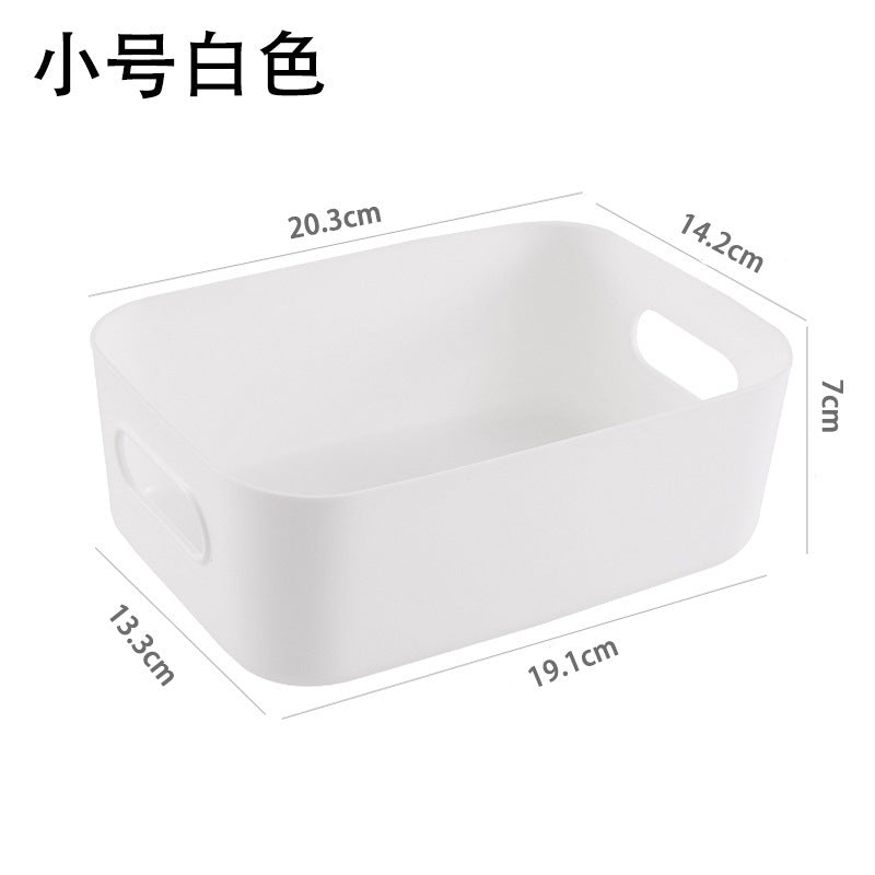 X5039 Desktop Storage Basket Cosmetics Storage Box Kitchen Drawer Miscellaneous Plastic Box Rectangular Organizer Box TAVEN System LLC