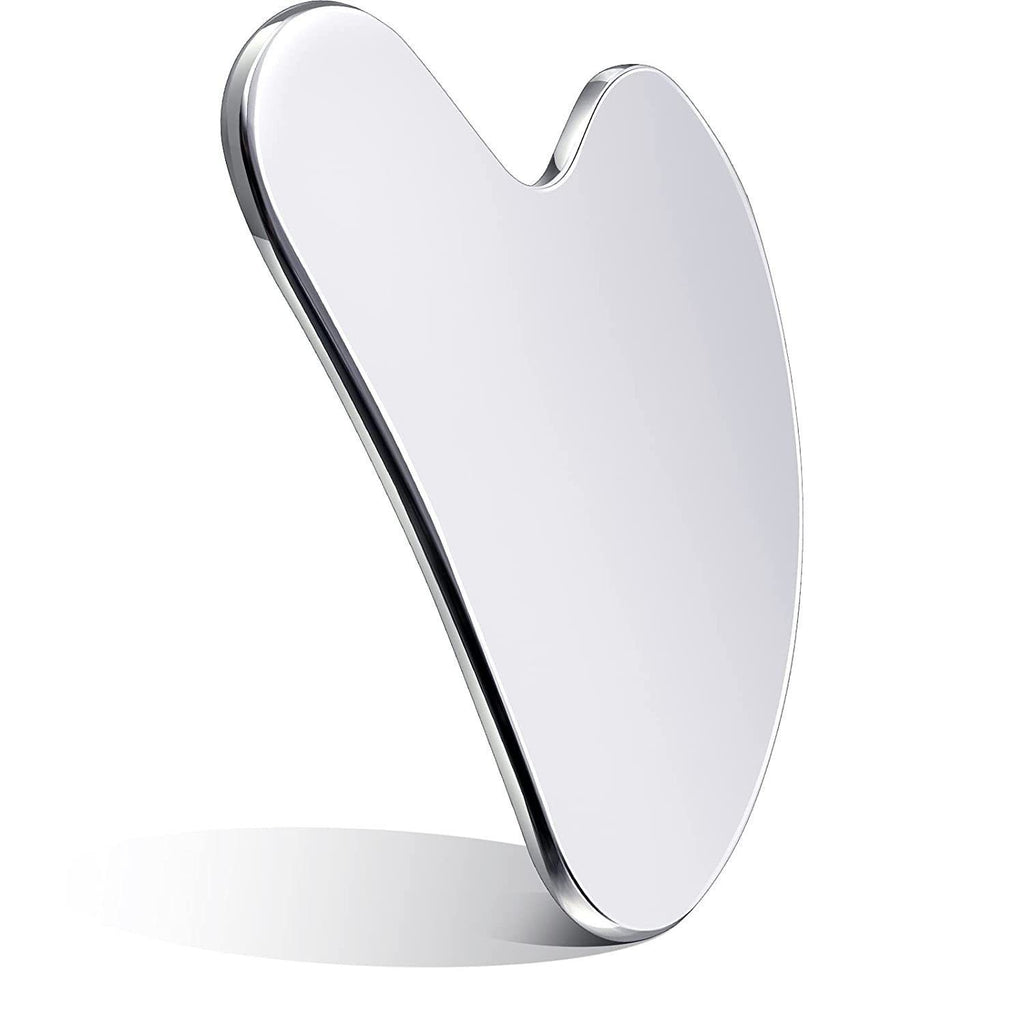 Factory direct stainless steel large heart-shaped scraping plate hand face scraping metal massage beauty tools wholesale TAVEN System LLC