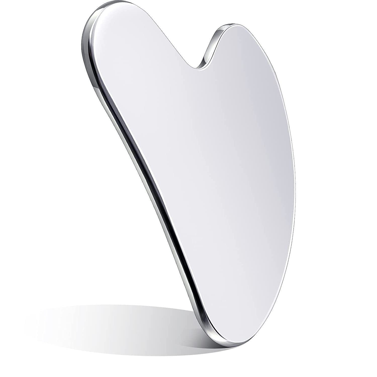 Factory direct stainless steel large heart-shaped scraping plate hand face scraping metal massage beauty tools wholesale TAVEN System LLC