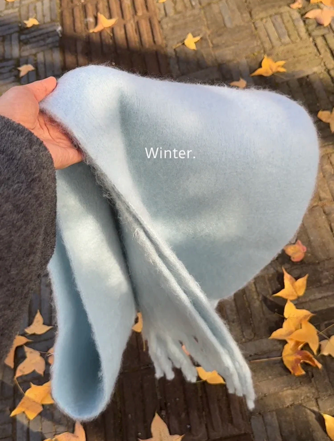 Solid Color Thickened and Extended Scarf for Women, 2026 Autumn and Winter New Korean Style, Versatile Winter Shawl for Students, Pink TAVEN System LLC