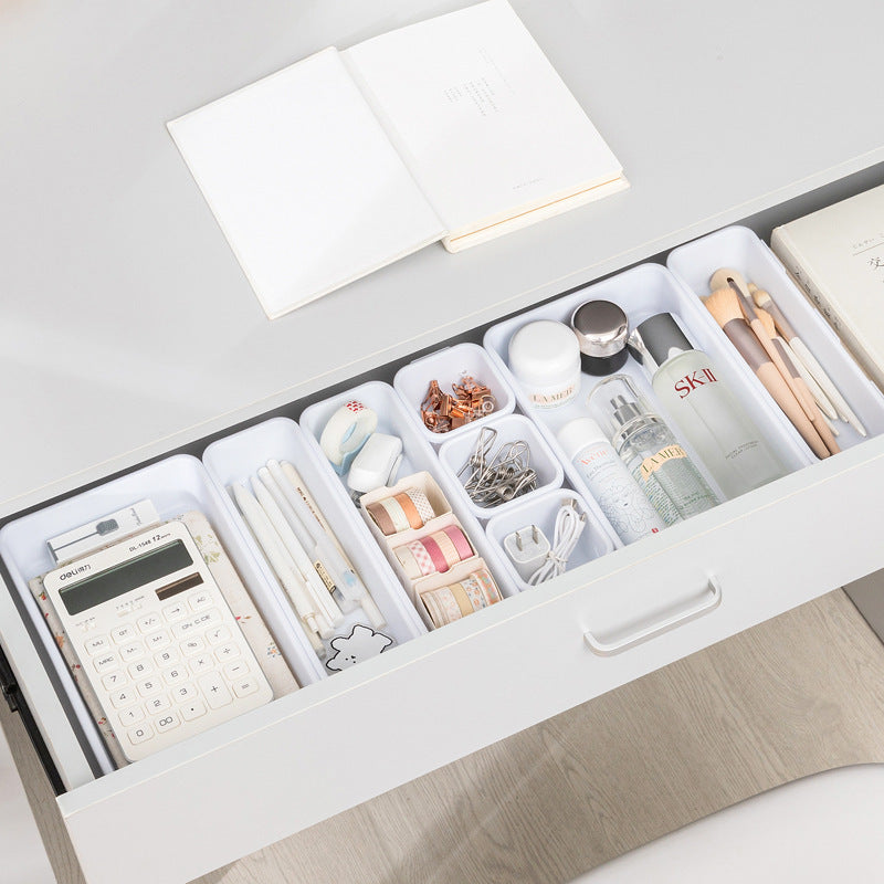 Cross-border drawer storage partition box set desk built-in stationery and sundries cosmetic finishing box compartment storage box TAVEN System LLC