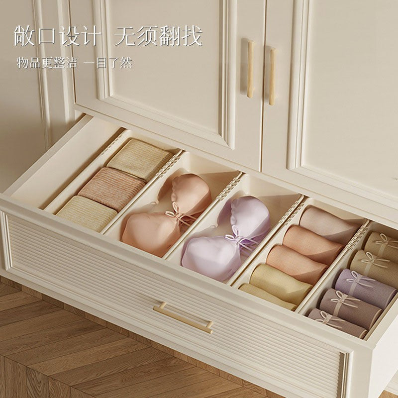 Japanese-style drawer storage box retractable tableware compartment storage box multi-functional tableware underwear socks sorting TAVEN System LLC
