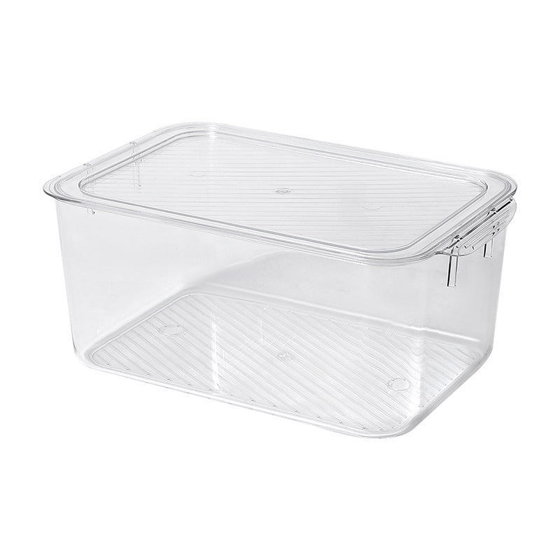 Transparent Desktop Storage Box with Lid Simple Dormitory Student Stationery Cosmetics Storage Organize Storage Box TAVEN System LLC