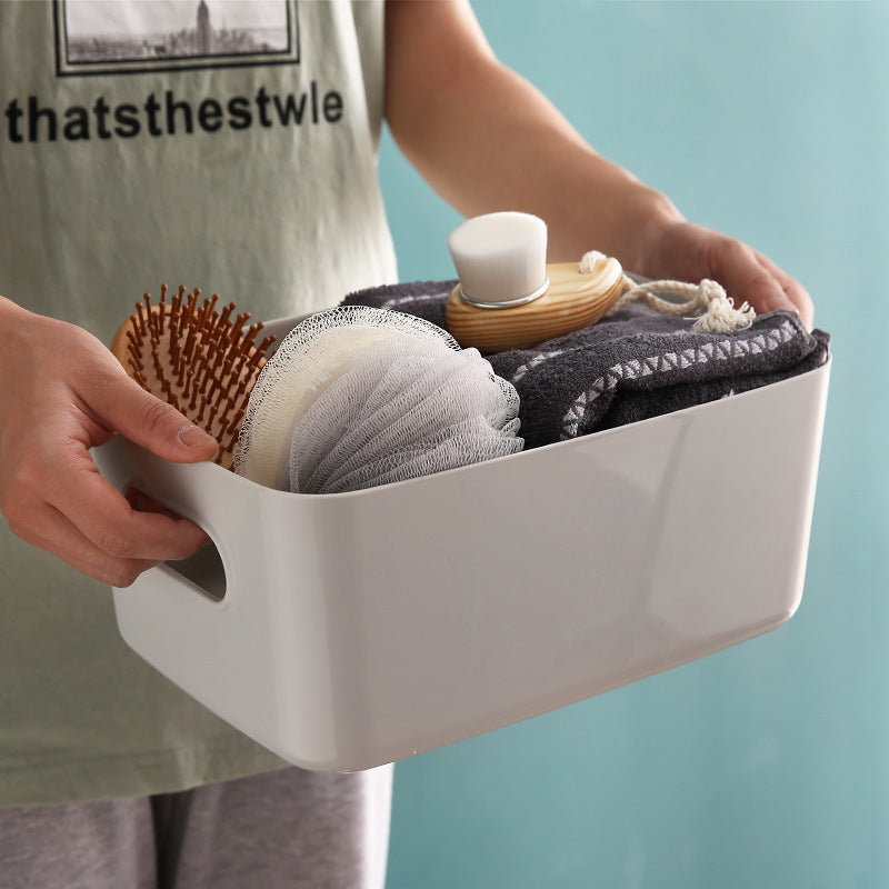 X5039 Desktop Storage Basket Cosmetics Storage Box Kitchen Drawer Miscellaneous Plastic Box Rectangular Organizer Box TAVEN System LLC