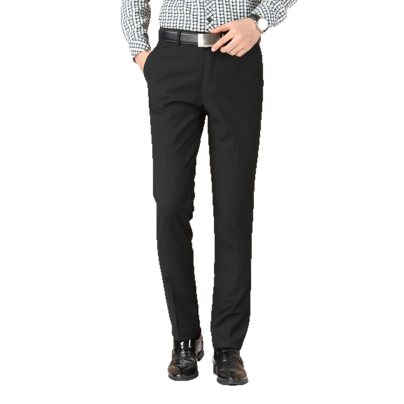 Men's Business Wear Slim-fit Trousers Spring and Autumn Casual Men's Wear Youth Work Dress Work Black Business Suit TAVEN System LLC