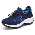 2025 Cross-Border New Large-Size Fly-Knit Mesh Shoes Trendy Mom Shoes Fashionable Sock Shoes Breathable Sports Women's Shoes TAVEN System LLC