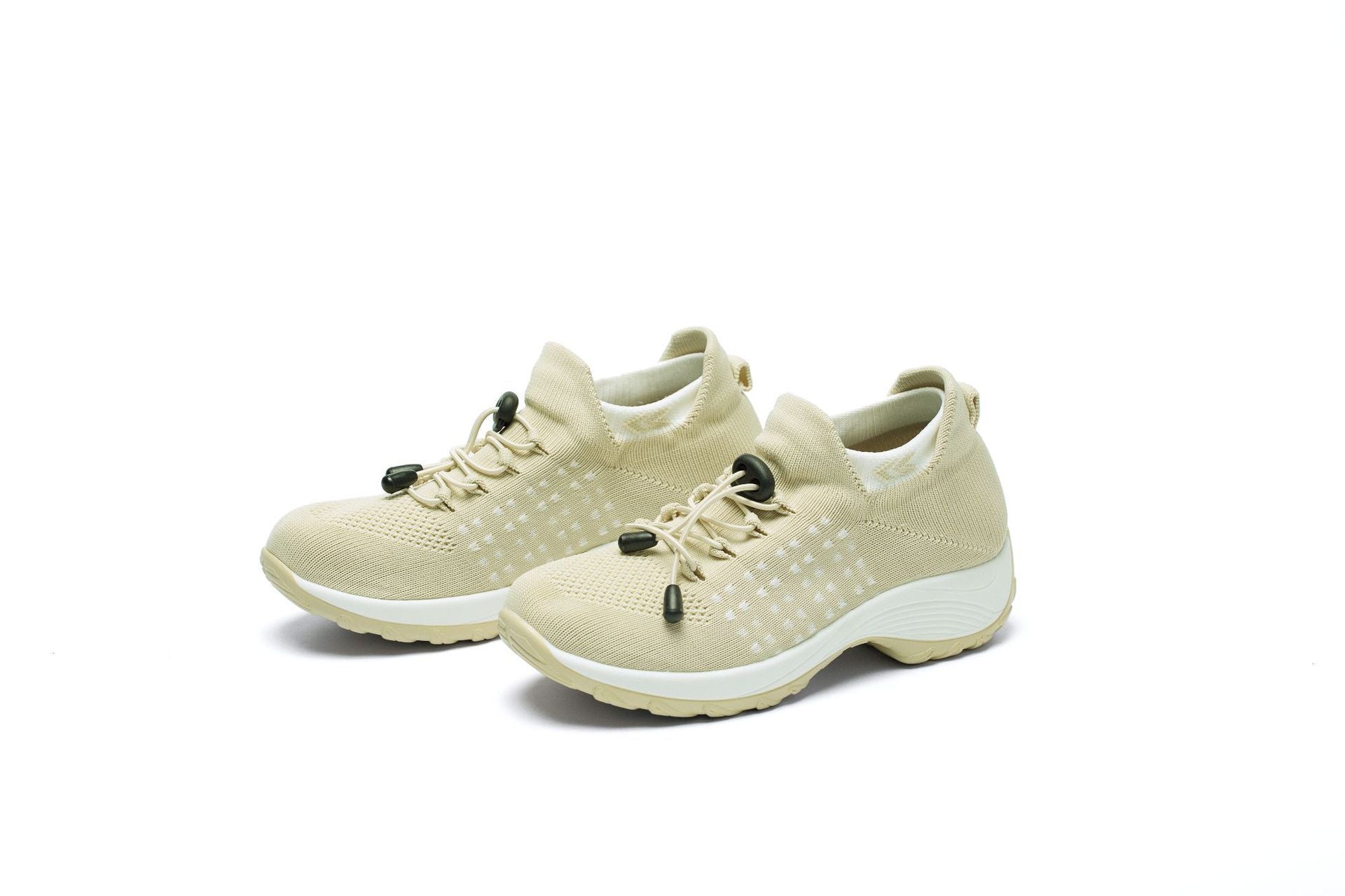 2025 Cross-Border New Large-Size Fly-Knit Mesh Shoes Trendy Mom Shoes Fashionable Sock Shoes Breathable Sports Women's Shoes TAVEN System LLC