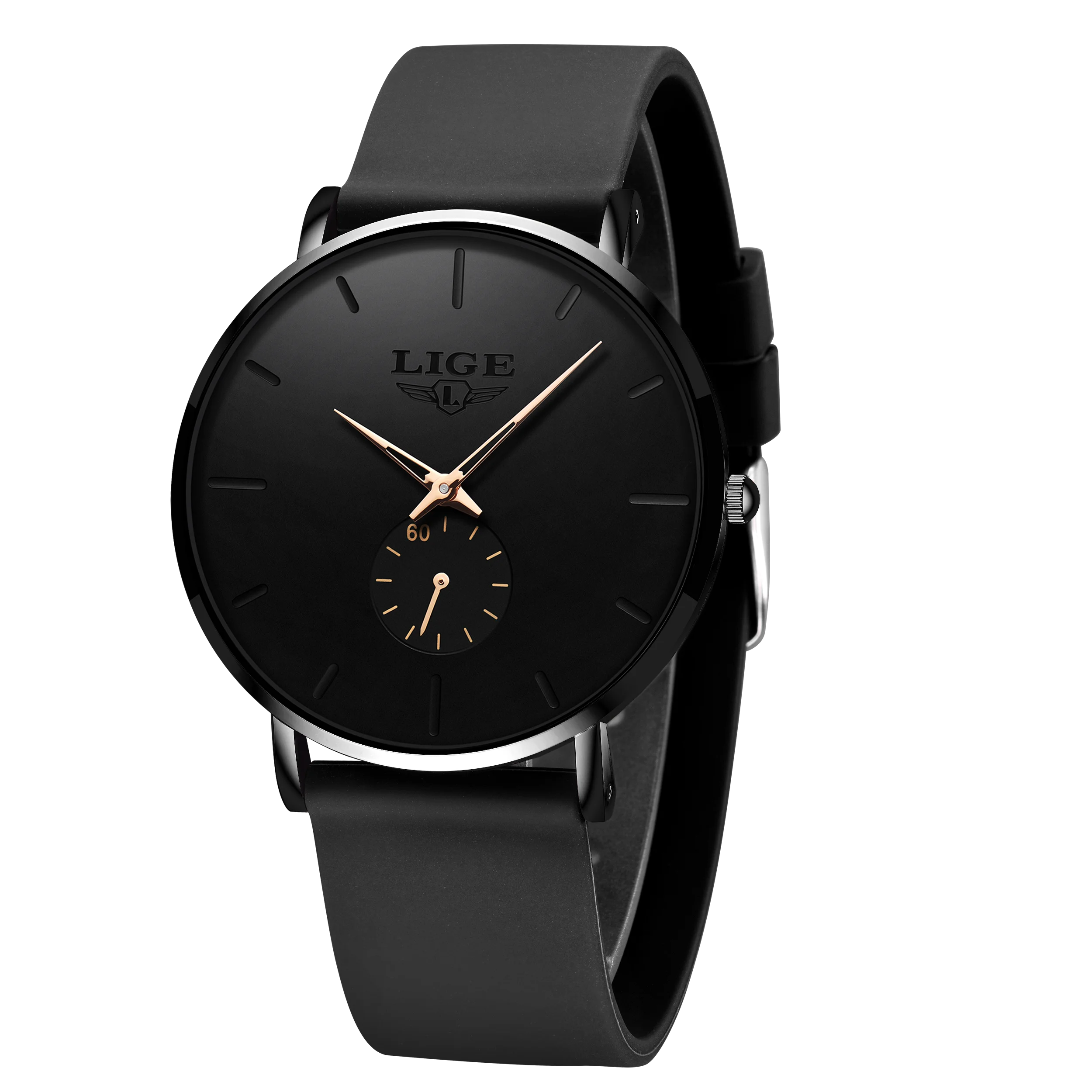 LIGE New Fashion Mens Watches Top Brand Luxury Sport Waterproof Simple Ultra-Thin Watches Men Quartz Clock Relogio Masculino+Box - TAVEN System LLC