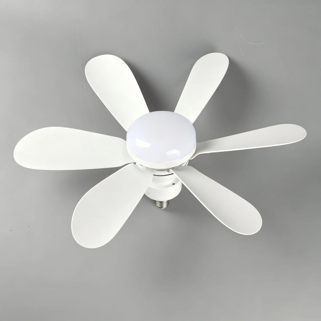 40W Ceiling Fan with Remote Control, E27 Base LED Light Fan, Quiet Smart Ceiling Fan Lamp for Bedroom Living Room Kitchen TAVEN System LLC