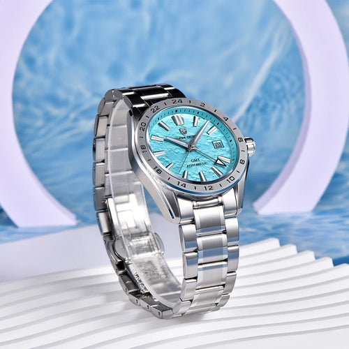 2024 New PAGANI DESIGN 40MM Men Mechanical Watches Top Brand Sapphire Glass GMT Watch 100M Waterproof Automatic Watch for Men - TAVEN System LLC