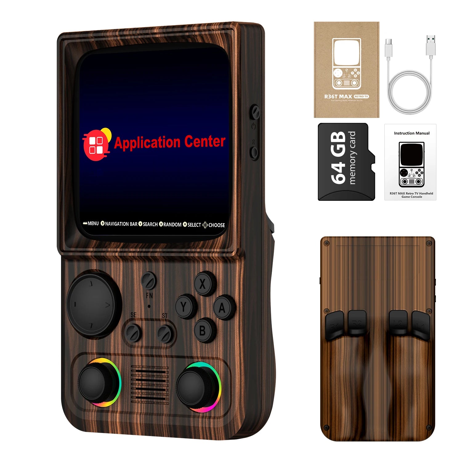 AISLPC R36T MAX Handheld Game Console 64/128G 4.0" IPS Screen 22000+Games 5G Portable Pocket Game Player TAVEN System LLC