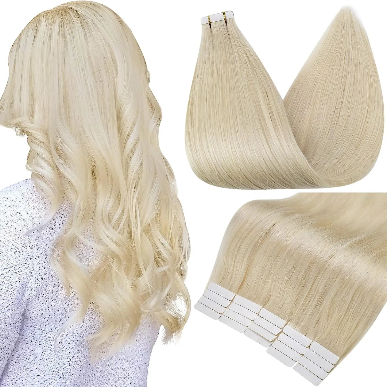 Shine Remy Straight Tape In Human Hair Extensions