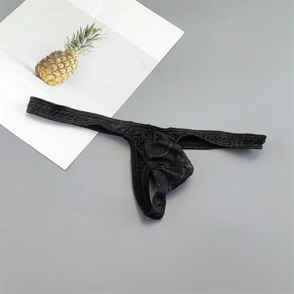 Sexy Printed Lips/Flowers/Camouflage Underwear for Men Mini Panties Penis Pouch String Low Waist Bikini Hombre Lingerie TAVEN System LLC