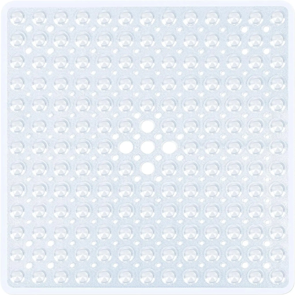 53x53cm Non Slip Shower Mat for Inside Shower Stall Mats for Bathroom Floor, Soft Bath Mat for Bathtubs with Big Suction Cups TAVEN System LLC