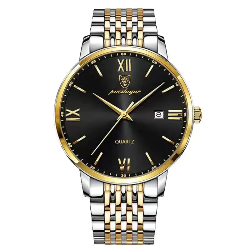 POEDAGAR Luxury Sports Men's Wristwatch Stainless Steel Waterproof Date Man Watch High Quality Casual Fashion Quartz Men Watches - TAVEN System LLC