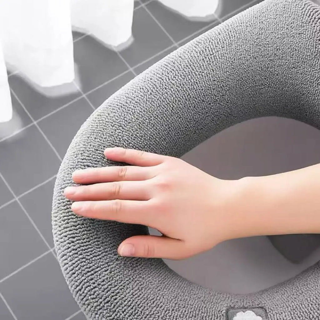 Universal Toilet Seat Cover Pumpkin Pattern Closestool Mat Soft Warm Toilet Seat Cushion Bathroom Toilet Lid Accessories TAVEN System LLC