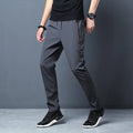 Men's Casual Pants Business Stretch Slim Fit Elastic Waist Jogger Korean Classic Blue Black Gray Male Brand Trousers TAVEN System LLC
