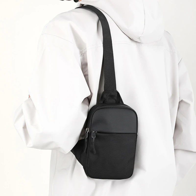 Men Waterproof Sling Bag Oxford Chest Crossbody Travel Shoulder Bag TAVEN System LLC