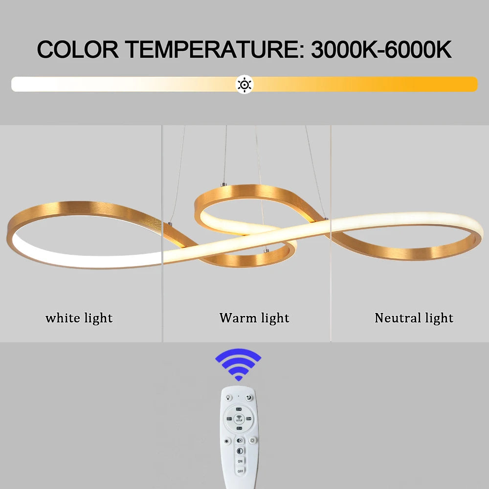 Nordic Led Pendant Light Decorative Led Ceiling Lamps Art Design Minimalist Dining Room Hanging Light Fixture Indoor Lighting TAVEN System LLC