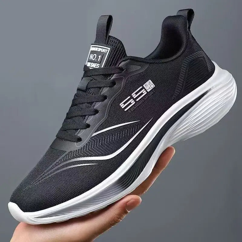 Men Breathable Mesh Running Shoes Lightweight Non Slip Sneakers TAVEN System LLC
