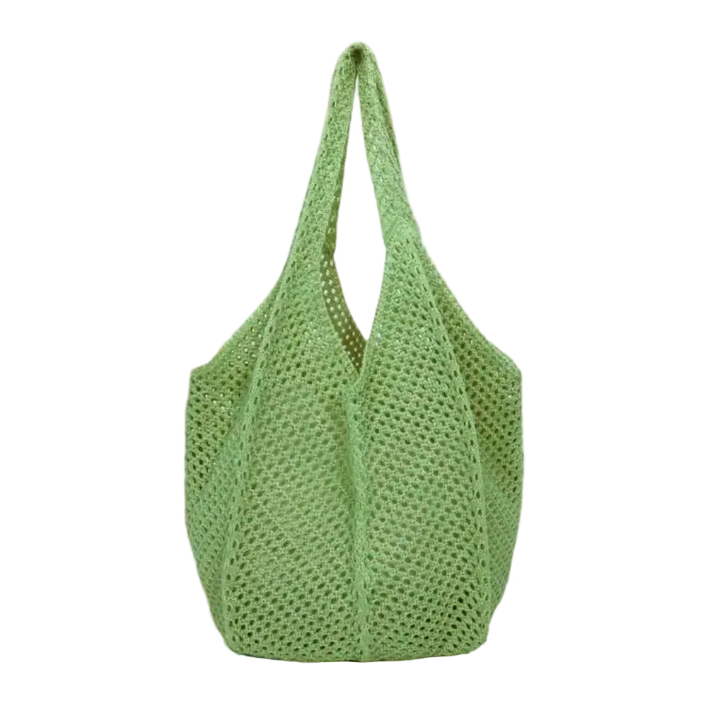 Women Straw Woven Beach Tote Bag Crochet Shoulder Handbag TAVEN System LLC