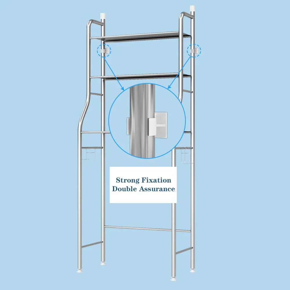 Over Toilet Storage Shelf,2/3-Tier Freestanding Over The Toilet Storage,Metal Bathroom Shelves with Paper Holder and Removable TAVEN System LLC