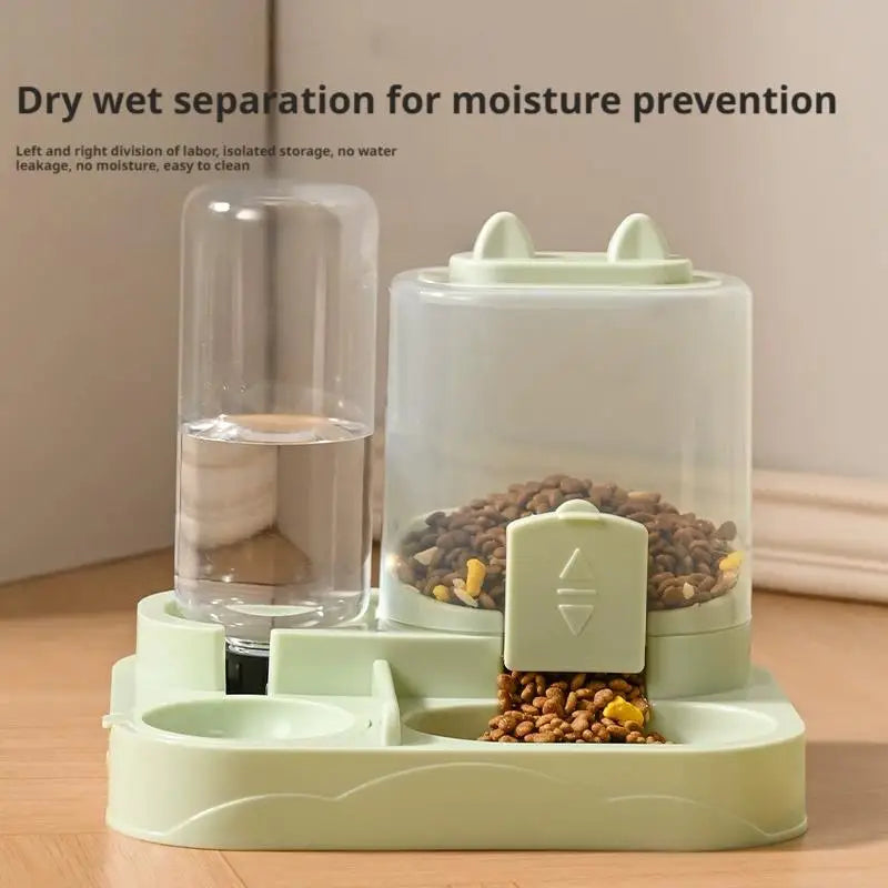 Automatic Cat Feeder And Waterer All-in-One Pet Food Water Dispenser Large Capacity Food Storage Dispenser Pet Supplies TAVEN System LLC