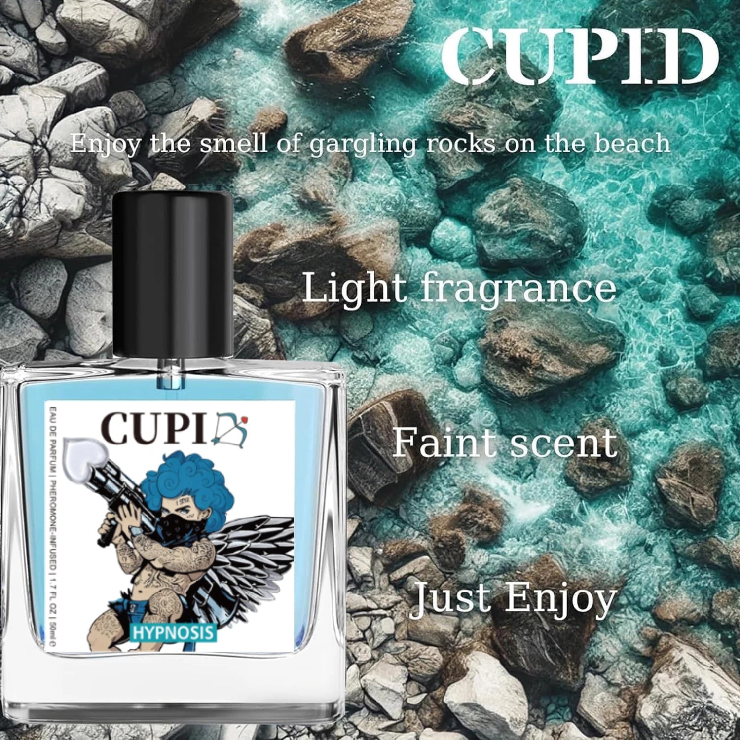 Cupid Hypnosis 2.0 Pheromone Cologne for Men - 50ml (1.7 oz) - Cupid Fragrances room decoration TAVEN System LLC