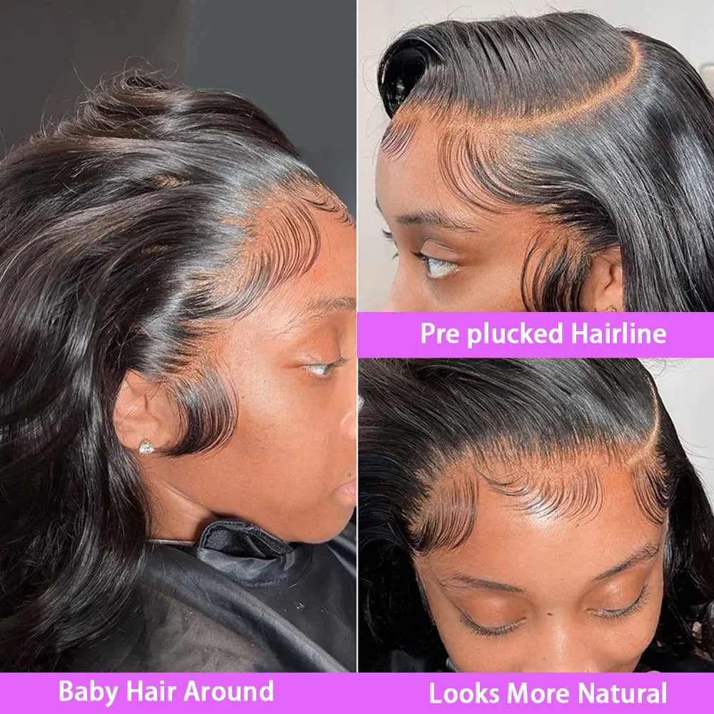 Color: #2, Ships From: CHINA, Stretched Length: 34inches, Density: 200% - Body Wave 13x6 Lace Front Wigs Human Hair 200 Density Brazilian Remy Human Hair Wigs 13x4 Transparent Lace For Women 30 32 Inch Taven