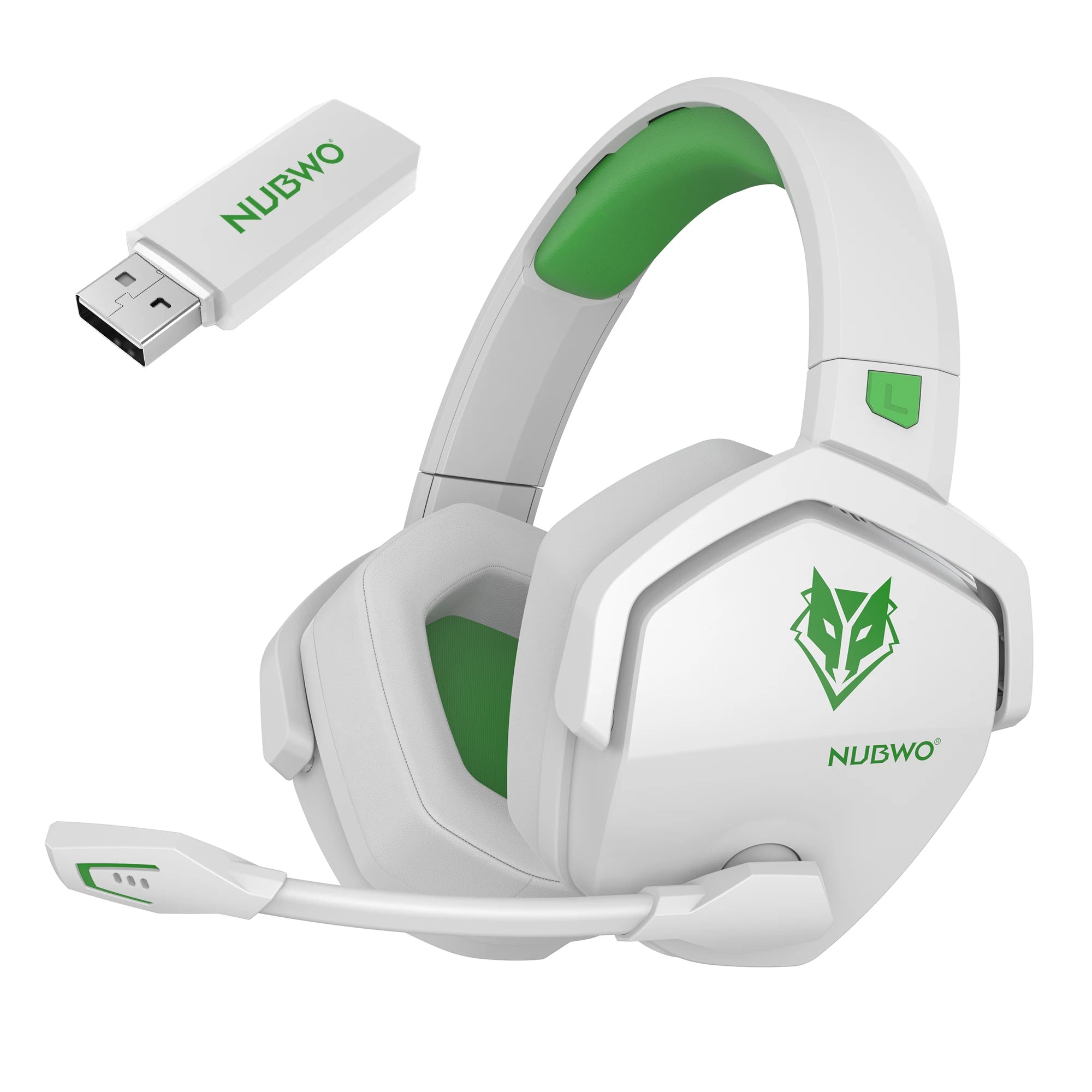 NUBWO G06 2.4G Dual Wireless Gaming Headset 5ms Low Latency 7.1 Surround ENC Mic For PC PS4 PS5 Gaming Bluetooth Headphones TAVEN System LLC