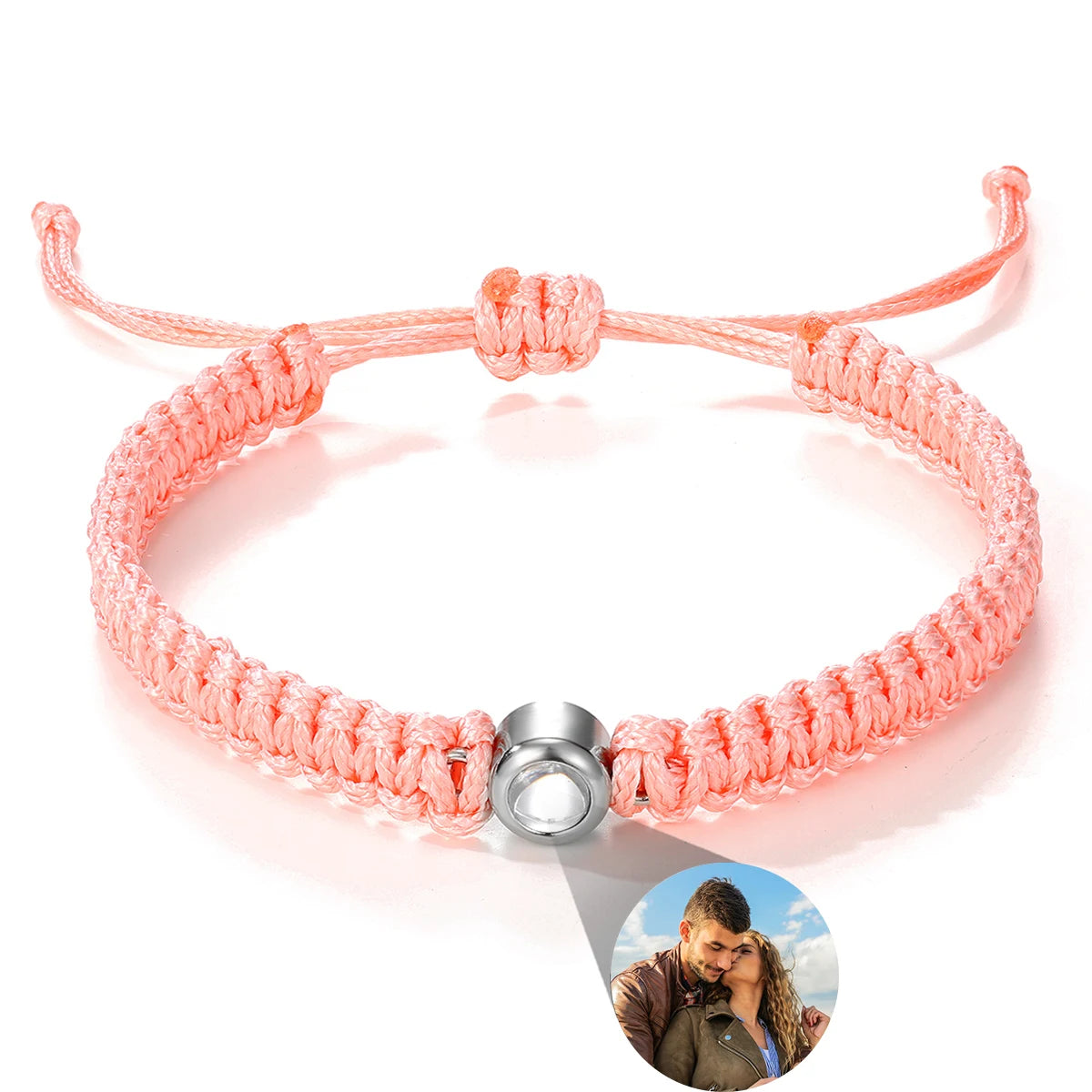 Customized Bracelet With Picture Inside Projection Bracelet For Women Men Family Pet Couple Memorial Anniversary Jewelry Gift TAVEN System LLC