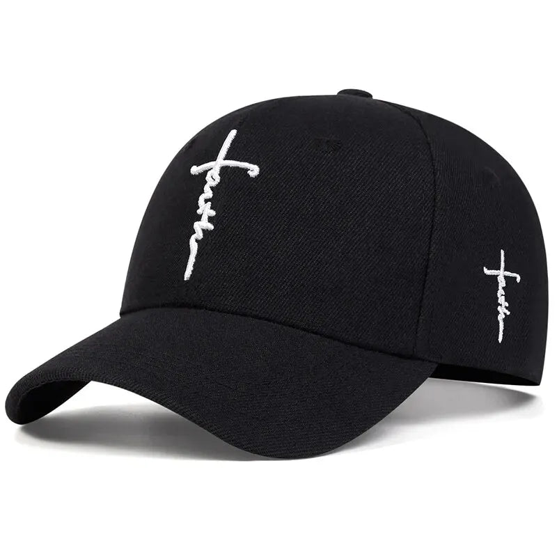 Faith Embroidery Snapback Baseball Cap Unisex Cotton Sun Hat TAVEN System LLC